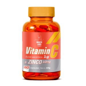 Vitamina C + Zinco 60 Caps Health Labs