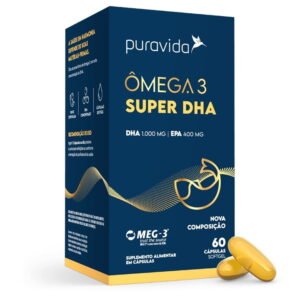 Ômega 3 Super DHA 60 Caps Pura Vida