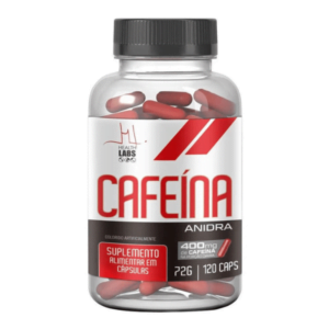 Cafeína Anidra 120 Caps Health Labs