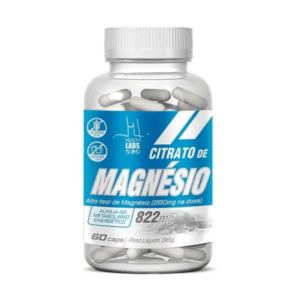 Citrato De Magnésio 60 Caps Health Labs