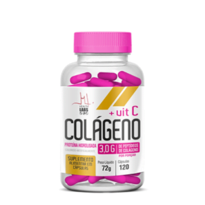 Colágeno+Vitamina C 120 Caps Health Labs