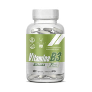 Vitamina B3 Niacina 60 Caps Health Labs