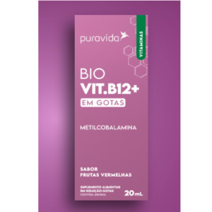 Bio Vit.B12+ Em Gotas 20ml Pura Vida