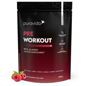Pre Workout Framboesa Com Limão Pura Vida