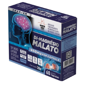 DI-Magnésio Malato 60 Caps HealthLabs