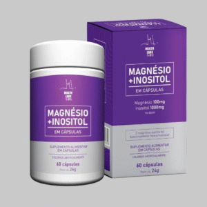 Magnésio + Inositol - 60 cápsulas - HealthLabs